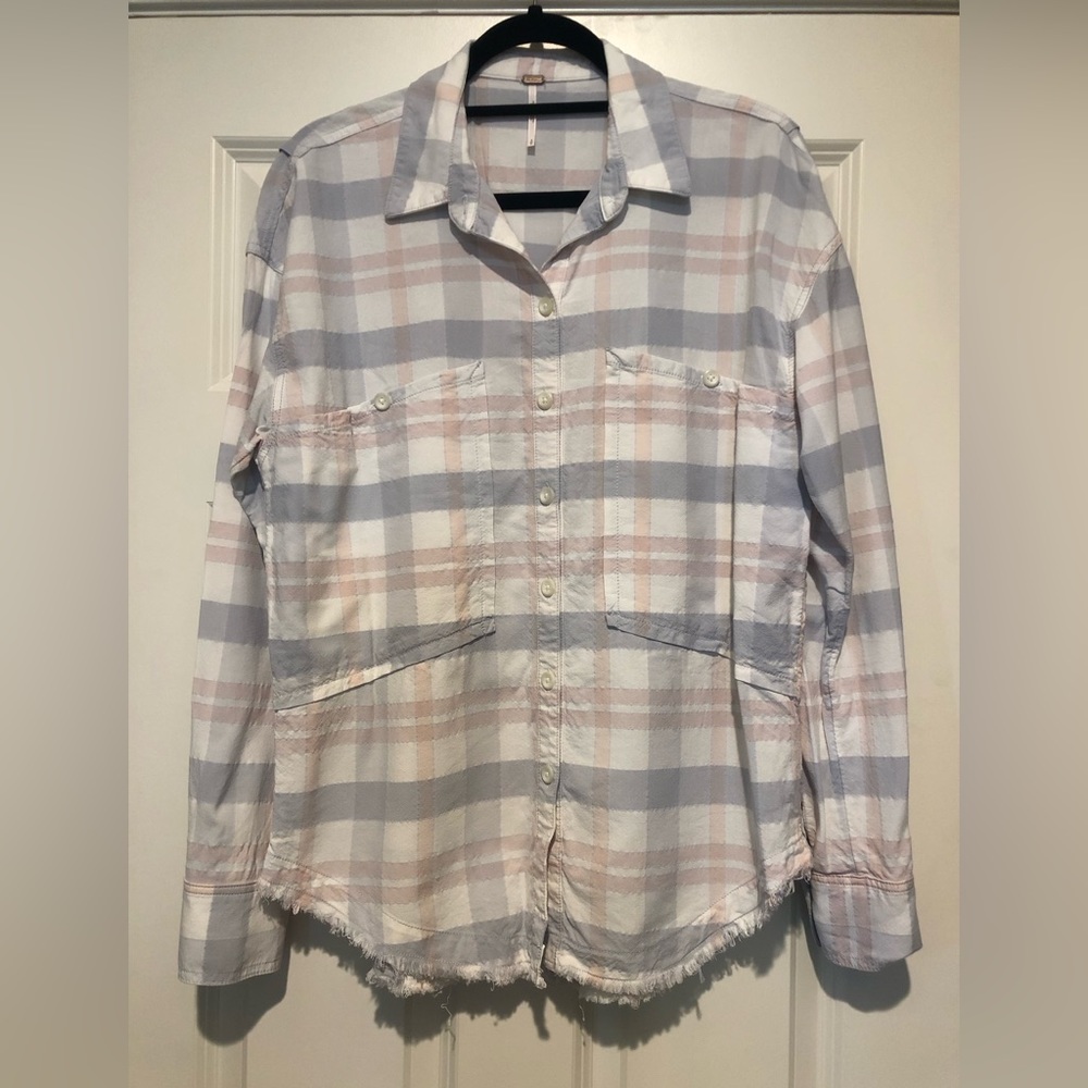 Western inspired button up from Free People - Size S (slight oversized fit)